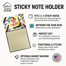 Load image into Gallery viewer, Thank You Teacher Again Funny Sticky Note Holder for Teacher's Gift