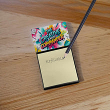 Load image into Gallery viewer, The Creative Chaos Commander Funny Sticky Note Holder for Teacher's Gift