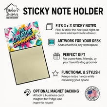 Load image into Gallery viewer, The Creative Chaos Commander Funny Sticky Note Holder for Teacher's Gift