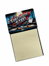 Load image into Gallery viewer, The Substitute of Steel Funny Sticky Note Holder for Teacher's Gift