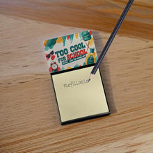 Load image into Gallery viewer, Too Cool for School Funny Sticky Note Holder for Teacher's Gift