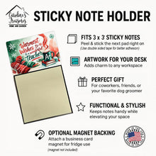 Load image into Gallery viewer, Warmest Wishes to a Wonderful Teacher Funny Sticky Note Holder for Teacher's Gift