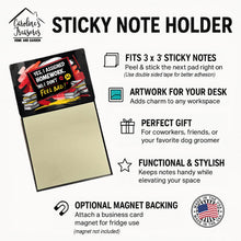 Load image into Gallery viewer, Yes, I Assigned Homework. No, I Don’t Feel Bad Funny Sticky Note Holder for Teacher's Gift
