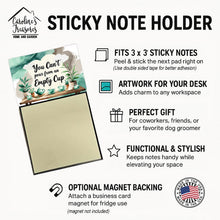Load image into Gallery viewer, You Can’t Pour From an Empty Cup Funny Sticky Note Holder for Teacher's Gift
