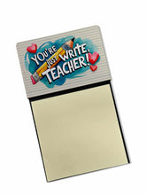 Load image into Gallery viewer, You're Just Write, Teacher Funny Sticky Note Holder for Teacher's Gift
