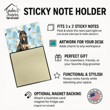 Load image into Gallery viewer, Black &amp; Tan Afghan Hound Coworker Watercolor Sticky Note Holder