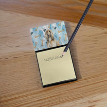 Load image into Gallery viewer, Afghan Hound Coworker Watercolor Sticky Note Holder
