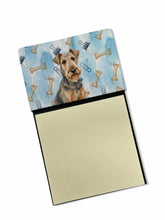 Load image into Gallery viewer, Grizzle Airedale Terrier Coworker Watercolor Sticky Note Holder