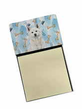 Load image into Gallery viewer, White Akita Coworker Watercolor Sticky Note Holder