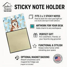 Load image into Gallery viewer, Red and White Alaskan Malamute Coworker Watercolor Sticky Note Holder