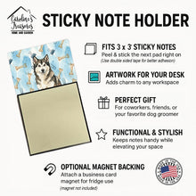 Load image into Gallery viewer, Sable and White Alaskan Malamute Coworker Watercolor Sticky Note Holder