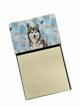 Load image into Gallery viewer, Sable and White Alaskan Malamute Coworker Watercolor Sticky Note Holder