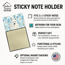 Load image into Gallery viewer, American Eskimo Coworker Watercolor Sticky Note Holder