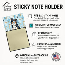 Load image into Gallery viewer, Black Tri American Shepherd Coworker Watercolor Sticky Note Holder