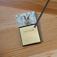 Load image into Gallery viewer, Blue Heeler Australian Cattle Dog Coworker Watercolor Sticky Note Holder