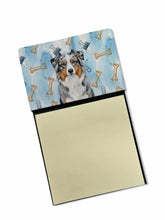 Load image into Gallery viewer, Blue Merle Australian Shepherd Coworker Watercolor Sticky Note Holder