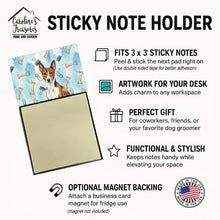 Load image into Gallery viewer, Brindle and White Basenji Coworker Watercolor Sticky Note Holder