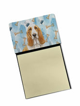 Load image into Gallery viewer, Lemon and White Basset Hound Coworker Watercolor Sticky Note Holder