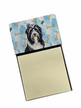 Load image into Gallery viewer, Black Bearded Collie Coworker Watercolor Sticky Note Holder