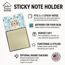 Load image into Gallery viewer, White and Tan Bearded Collie Coworker Watercolor Sticky Note Holder
