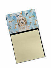 Load image into Gallery viewer, White and Tan Bearded Collie Coworker Watercolor Sticky Note Holder
