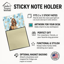 Load image into Gallery viewer, Liver and Tan Bloodhound Coworker Watercolor Sticky Note Holder