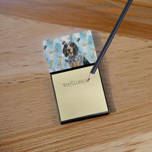 Load image into Gallery viewer, Bluetick Coonhound Coworker Watercolor Sticky Note Holder