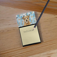 Load image into Gallery viewer, Wheaten Border Terrier Coworker Watercolor Sticky Note Holder