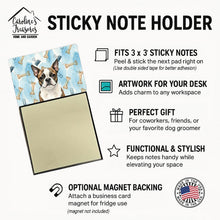 Load image into Gallery viewer, Brindle Boston Terrier Coworker Watercolor Sticky Note Holder