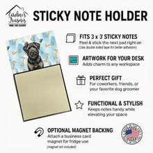 Load image into Gallery viewer, Brindle Bouvier des Flandres Coworker Watercolor Sticky Note Holder