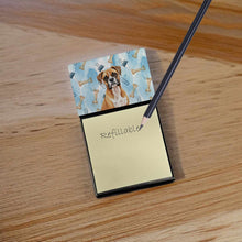 Load image into Gallery viewer, Boxer Coworker Watercolor Sticky Note Holder