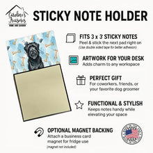 Load image into Gallery viewer, Black Briard Coworker Watercolor Sticky Note Holder