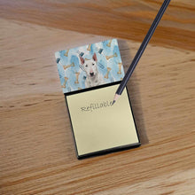 Load image into Gallery viewer, White Bull Terrier Coworker Watercolor Sticky Note Holder