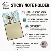 Load image into Gallery viewer, Chihuahua Coworker Watercolor Sticky Note Holder