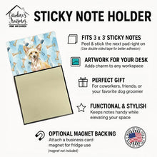 Load image into Gallery viewer, Hairless Palomino Chinese Crested Coworker Watercolor Sticky Note Holder