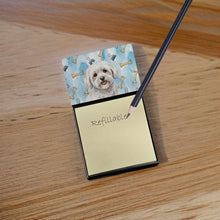 Load image into Gallery viewer, Coton de Tulear Coworker Watercolor Sticky Note Holder