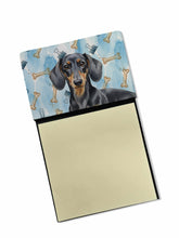 Load image into Gallery viewer, Black and Tan Dachshund Coworker Watercolor Sticky Note Holder