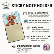 Load image into Gallery viewer, Wirehaired Red Dachshund Coworker Watercolor Sticky Note Holder