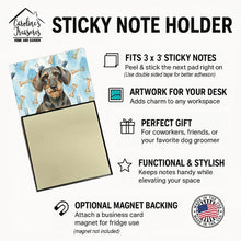 Load image into Gallery viewer, Wirehaired Wild Boar Dachshund Coworker Watercolor Sticky Note Holder
