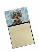 Load image into Gallery viewer, Wirehaired Wild Boar Dachshund Coworker Watercolor Sticky Note Holder