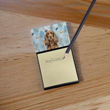 Load image into Gallery viewer, Liver English Cocker Spaniel Coworker Watercolor Sticky Note Holder