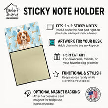 Load image into Gallery viewer, Orange Roan English Cocker Spaniel Coworker Watercolor Sticky Note Holder