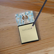 Load image into Gallery viewer, Liver Belton English Setter Coworker Watercolor Sticky Note Holder
