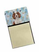 Load image into Gallery viewer, Liver and White English Springer Spaniel Coworker Watercolor Sticky Note Holder