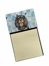 Load image into Gallery viewer, Black and Tan English Toy Spaniel Coworker Watercolor Sticky Note Holder