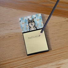 Load image into Gallery viewer, Finnish Lapphund Coworker Watercolor Sticky Note Holder