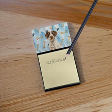 Load image into Gallery viewer, Liver and White German Wirehaired Pointer Coworker Watercolor Sticky Note Holder