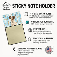 Load image into Gallery viewer, Liver and White German Wirehaired Pointer Coworker Watercolor Sticky Note Holder