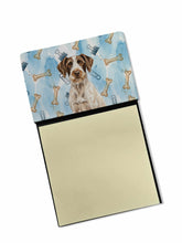 Load image into Gallery viewer, Liver and White German Wirehaired Pointer Coworker Watercolor Sticky Note Holder