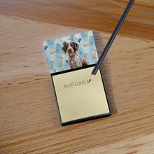 Load image into Gallery viewer, Roan German Wirehaired Pointer Coworker Watercolor Sticky Note Holder